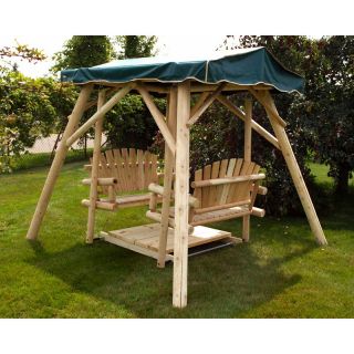 Canopy for Adirondack Double Glider Swing and Frame   M201 RUST