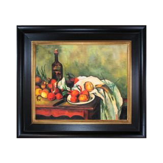 Still Life with Onions Framed Canvas Wall Art