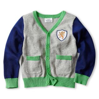 LITTLE MAVEN Little Maven by Tori Spelling Cardigan   Boys 12m 5y, Blue/Gray,