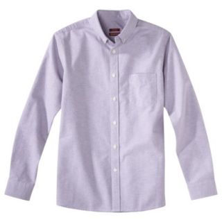 Merona Mens Tailored Fit Oxford Button Down   Soft Orchid S