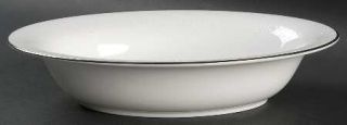 Waterford China BaronS Court 9 Oval Vegetable Bowl, Fine China Dinnerware   Wh