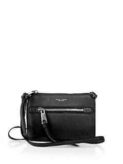 Marc Jacobs Pochette Leather Crossbody Bag   Black