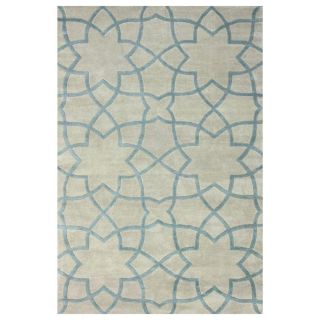 Nuloom Handmade Modern Star Moroccan Trellis Light Blue Wool Rug (5 X 8) (GreyPattern AbstractTip We recommend the use of a non skid pad to keep the rug in place on smooth surfaces.All rug sizes are approximate. Due to the difference of monitor colors, 