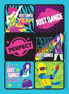 Just Dance Sticker Sheets