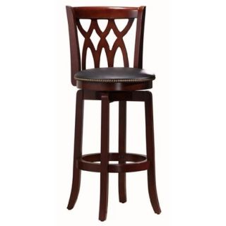 Barstool Cathedral Swivel Stool   Light Red Brown (Cherry)