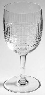 Baccarat Nancy (Cut) Tall Water Goblet   Clear,Cut Bowl,No Trim