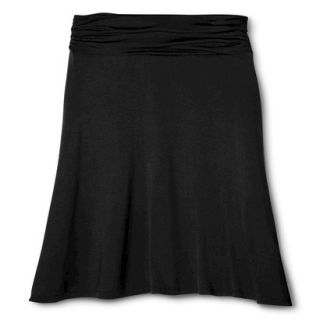 Merona Womens Jersey Knit Skirt   Black   XS