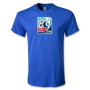 Euro 2012   FIFA U 20 World Cup Turkey 2013 Emblem T Shirt (Royal)