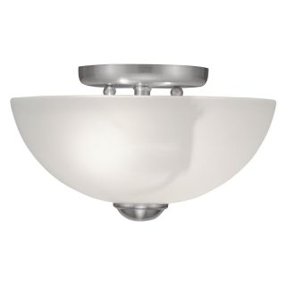 Livex Somerset 4206 91 Ceiling Light   11W in.   Brushed Nickel Multicolor  