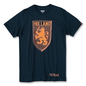 Objectivo Ultras Holland Lion Crest T Shirt (Navy)