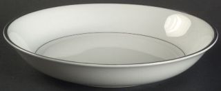 Harmony House China Silver Melody Coupe Soup Bowl, Fine China Dinnerware   White