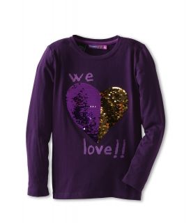 Desigual Kids Abril Tee Girls T Shirt (Purple)