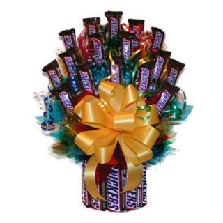All Snickers Candy Bouquet Multicolor   IAMG005, Large (Shown)