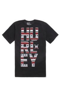 Mens Hurley T Shirts   Hurley Stacked In Tribal T Shirt