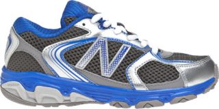 Childrens New Balance KJ635   Silver/Blue Casual Shoes