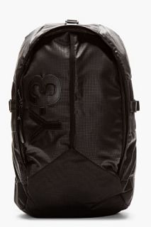 Y_3 Black Graph Print Mesh_back Backpack