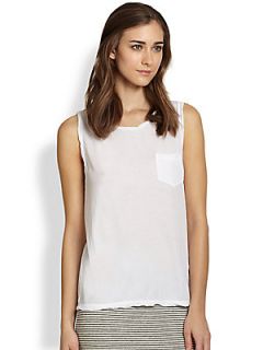 James Perse Cotton Jersey Muscle Tee