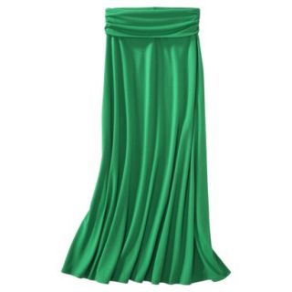 Merona Womens Convertible Knit Maxi Skirt   Mahal Green   L