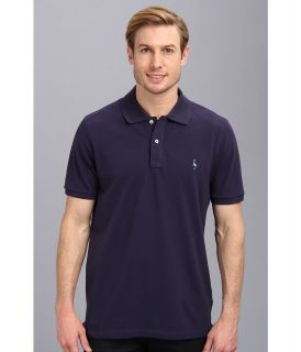 TailorByrd S/S 2 Button Polo Mens Short Sleeve Pullover (Navy)
