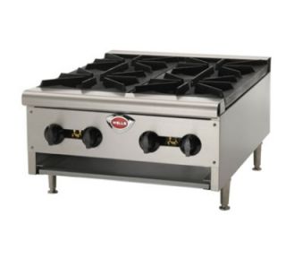 Wells Hot Plate w/ 2 Cast Iron Grate Burners, NG/LP