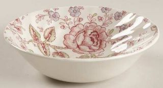 Johnson Brothers Rose Chintz Pink (England 1883 Stamp) Coupe Cereal Bowl, Fine