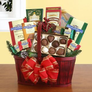 Classic Ghirardelli Chocolate Gift Basket Multicolor   7889
