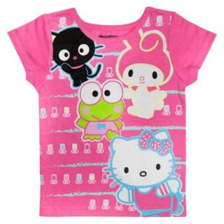 Hello Kitty & Friends Infant Toddler Girls Short Sleeve Tee   Pink 4T