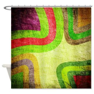  Colorful Modern Swirls Shower Curtain  Use code FREECART at Checkout