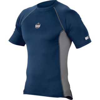 Ergodyne CORE Performance Work Wear Short Sleeve T Shirt   Navy, Medium, Model#