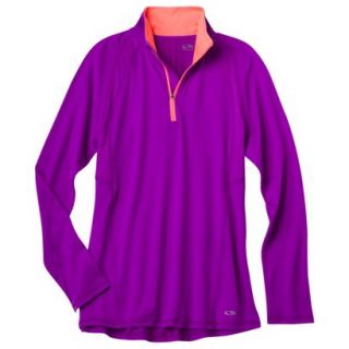 C9 by Champion Womens Supersoft 1/4 Zip Pullover   Purple Reef XS