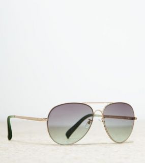 Gold AEO Aviator Sunglasses, Womens One Size