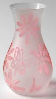 Lenox Great Giftables 5 Flower Vase   Blue, Lavender, Pink, Insects, Flowers