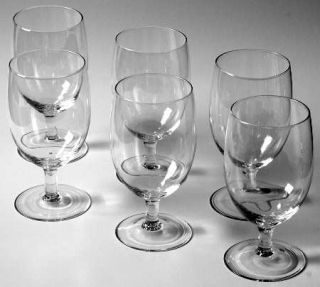 Judel Classic VintnerS Water Goblet (Set of 6)   Clear,Undecorated,Smooth Stem,