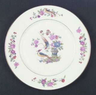 Lamberton Audubon Dinner Plate, Fine China Dinnerware   Birds, Flower Urn, Flowe