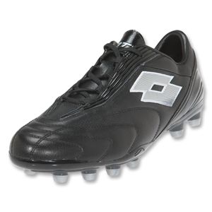 Lotto Fuerzapura L300 FG Soccer Shoes (Black/Silver N)