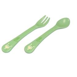 Green Sprouts Cornstarch Spoon And Fork Set