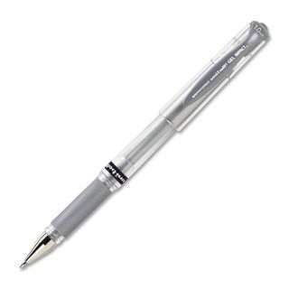 Uniball Gel Impact Roller Ball Capped Gel Pen Silver Metallic Ink Medium (Silver1.0 mmWeight 5 ouncesModel Gel ImpactPack of 1Pocket Clip Yes Refillable NoRetractable NoTip Type RollerballPoint Size MediumInk Type GelDimensions 6 inches long Med