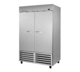 Beverage Air Reach In Refrigerator, 2 Section, S/S Door, Energy Star, 44.9 cu ft
