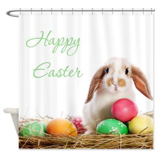  Easter Bunny Shower Curtain  Use code FREECART at Checkout