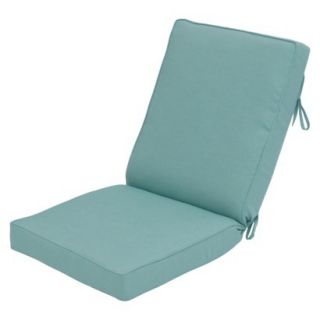 Smith & Hawken Outdoor Chair Cushion   Azure