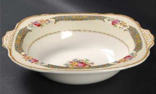 Grindley Arcadia, The 9 Round Vegetable Bowl, Fine China Dinnerware   Florals,