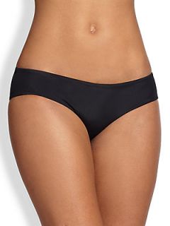 Zimmermann Curved Waistband Bikini Bottom   Black