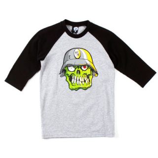 Eyegorian Boys Baseball Tee Dark Charcoal Heather In Sizes Medium