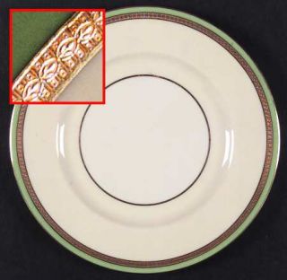 Lenox China C337g Green Dinner Plate, Fine China Dinnerware   Gold Encrusted&Gre