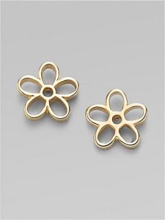 Marc by Marc Jacobs Daisy Cutout Stud Earrings   Gold