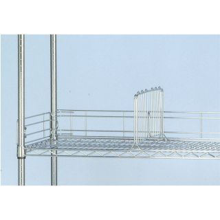 Quantum Back Ledge for Chrome Shelving System   72 Inch Wide, Model BL72