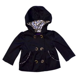 Pink Platinum Infant Toddler Girls Swing Jacket   Black 3T