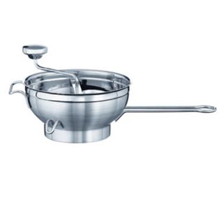 Rosle Food Mill w/ 2 Sieve Disc & Supplementary Handle, 9.4 in Round, Stainless