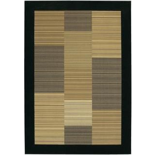 Everest Hamptons Multi Stripe/black Rug (311 X 53) (BlackSecondary colors Antique ivory/ bark/ barley/ sagePattern StripesTip We recommend the use of a non skid pad to keep the rug in place on smooth surfaces.All rug sizes are approximate. Due to the d