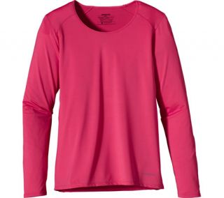 Womens Patagonia Capilene® 1 SW Stretch Crew   Rossi Pink Long Sleeve Shirt